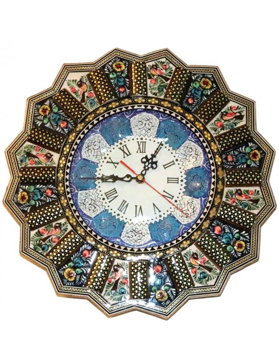  Khatamkari (Clocks ) Wall Clock Khatam Kari 4