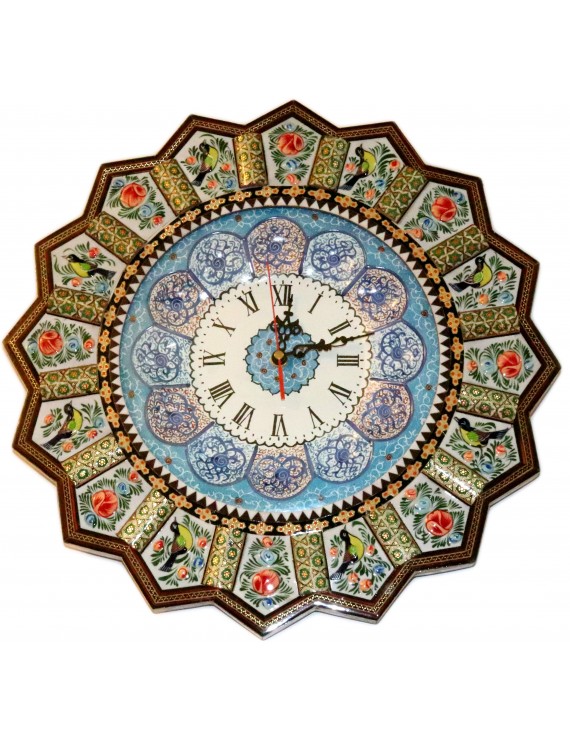  Khatamkari (Clocks ) Wall Clock Khatam Kari