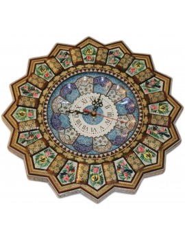 Wall Clock Khatam Kari 8