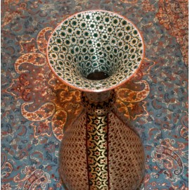 Khatamkari Flower Vase