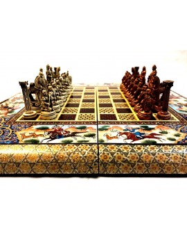 Luxurious Ornamented Backgammon Set