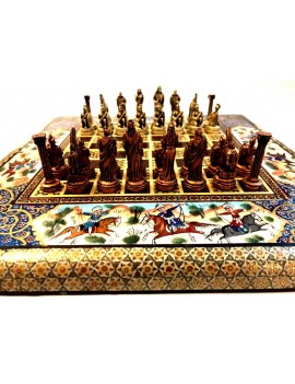 Luxurious Ornamented Backgammon Set