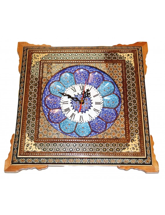  Khatamkari (Clocks ) Wall Clock Khatam Kari