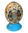  Minakari Decorative natural ostrich egg coated with Miina (Enamel)